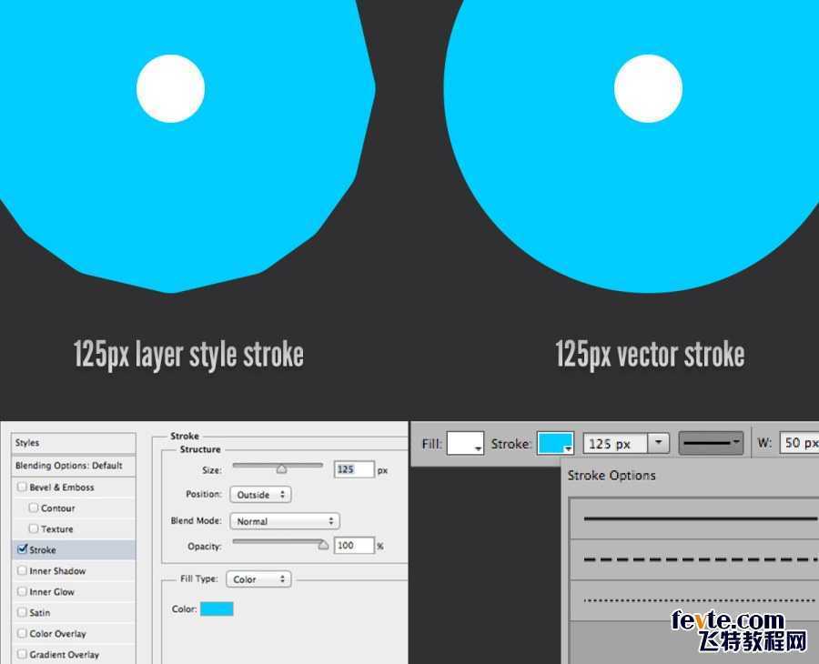 PS CS6描边功能介绍 脚本之家 PS推荐教程 技术分享