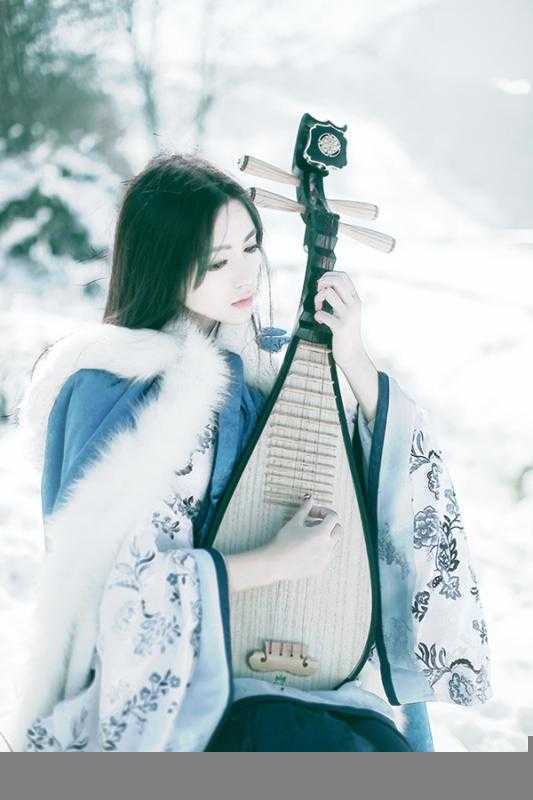 ‘PS快速调出冷调古韵美女人像作品‘