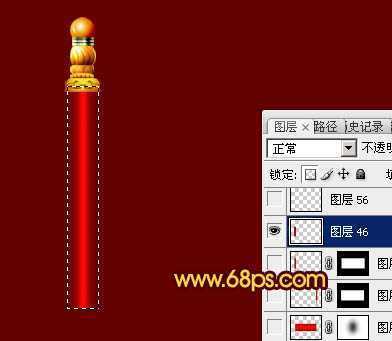‘Photoshop将打造出一款华丽红色的中国风古典卷轴‘