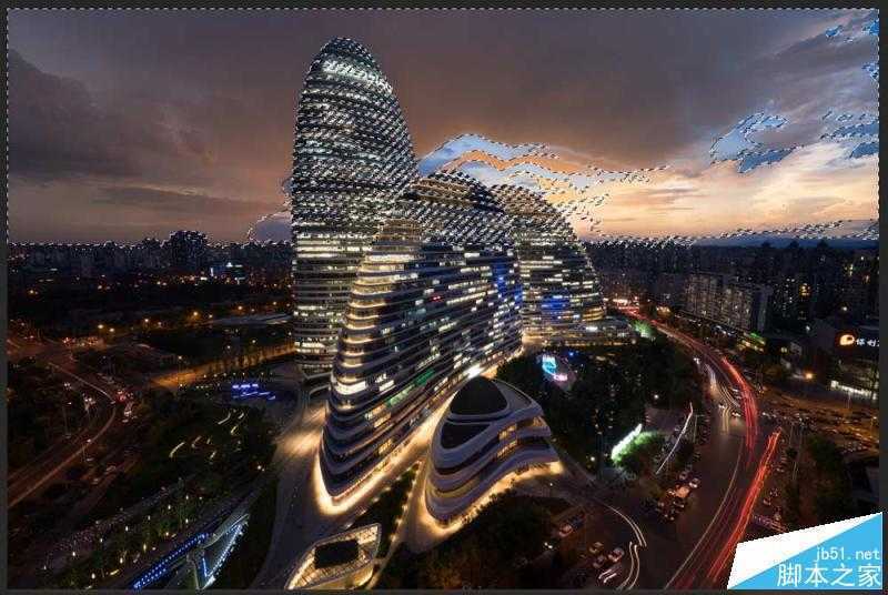 ‘PS合成超酷炫的科幻大片中城市场景‘