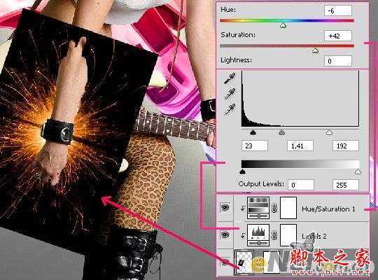 ‘photoshop设计制作抽象艺术的美女歌者炫丽海报‘