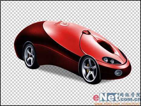 ‘Photoshop教你使用鼠标制作法拉利教程‘