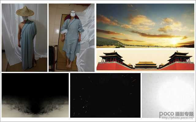 ‘Photoshop合成制作颓废人物列队场景‘