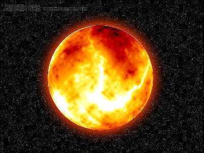 ‘Photoshop利用滤镜制作熔岩覆盖的恒星‘