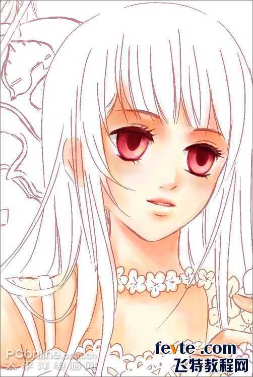 Painter Photoshop打造唯美少女漫画