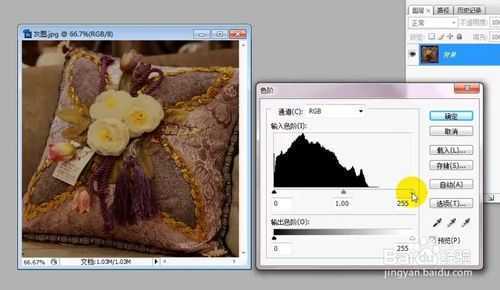 ‘PS快速利用色阶快速处理图片发灰、发暗、局部发灰发暗的问题‘