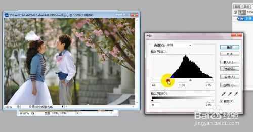 ‘PS快速利用色阶快速处理图片发灰、发暗、局部发灰发暗的问题‘