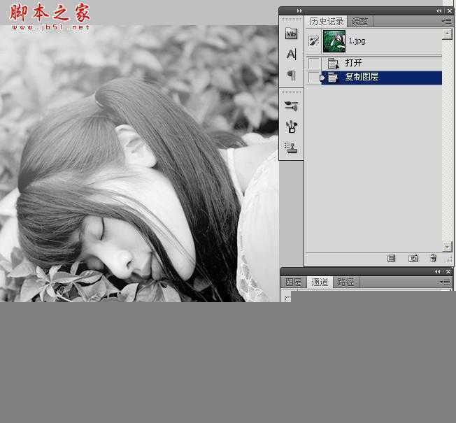 ‘photoshop利用通道工具将图片调出清雅阿宝色‘