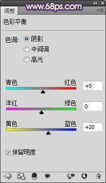 ‘Photoshop将外景人物图片调成忧伤的中性黄褐色‘