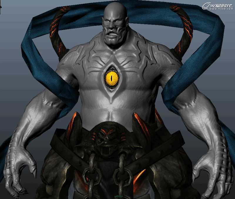 MAYA制作游戏武士角色 脚本之家 MAYA角色动画教程