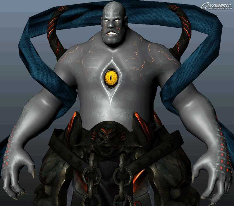 MAYA制作游戏武士角色 脚本之家 MAYA角色动画教程