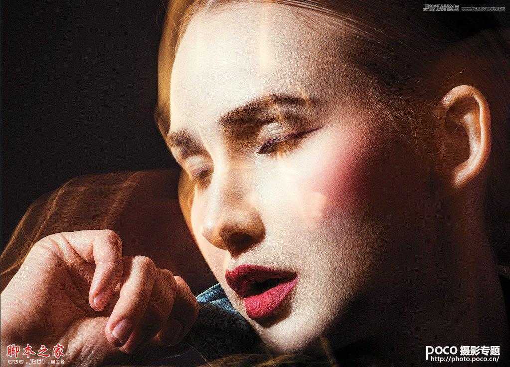 ‘Photoshop为人像照片后期磨皮修复制作出复古炫美色调‘