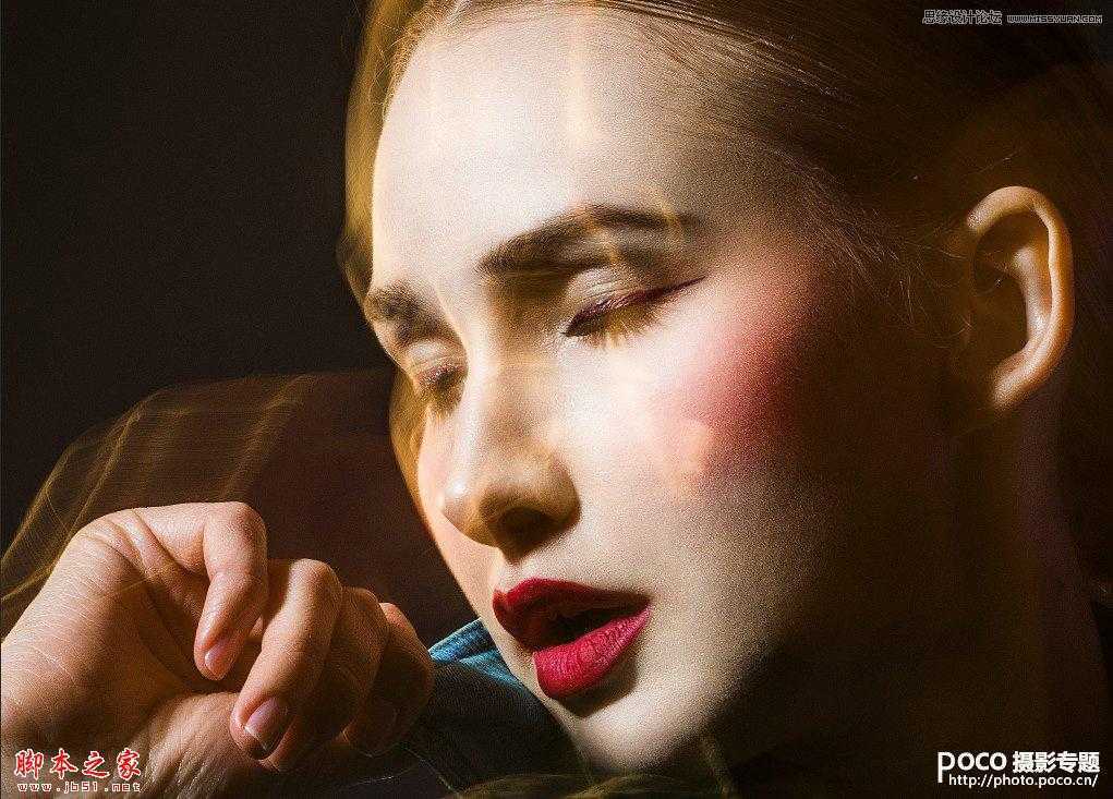 ‘Photoshop为人像照片后期磨皮修复制作出复古炫美色调‘