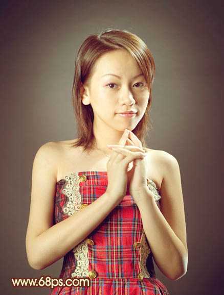 ‘Photoshop调出室内人物图片柔和甜美的黄绿色‘