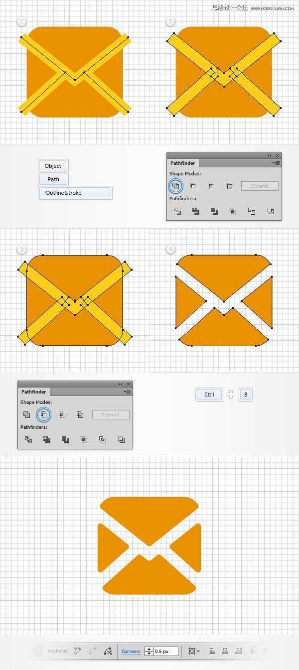 Illustrator制作细节丰富的网页404页面,破洛洛