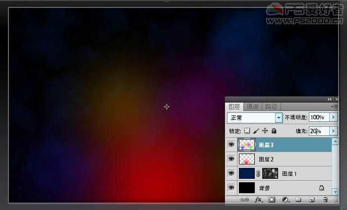 ‘Photoshop打造彩色的半透明的气泡字‘