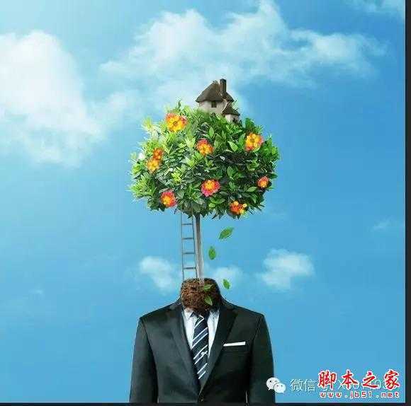 ‘用PS合成另类抽象的鲜花头像图片效果‘