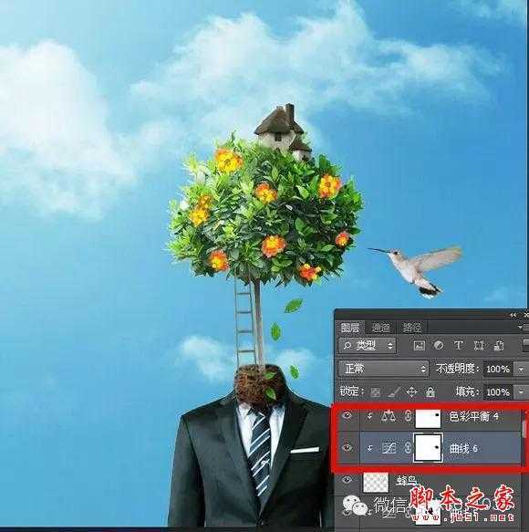 ‘用PS合成另类抽象的鲜花头像图片效果‘