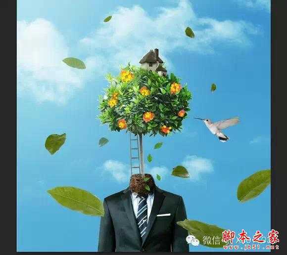 ‘用PS合成另类抽象的鲜花头像图片效果‘
