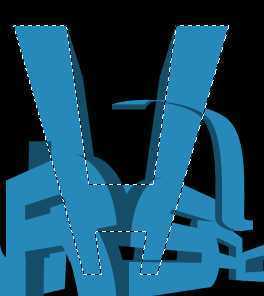 ‘PS制作3D炫彩扭曲的立体字‘