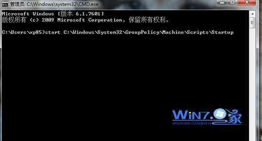 输入命令