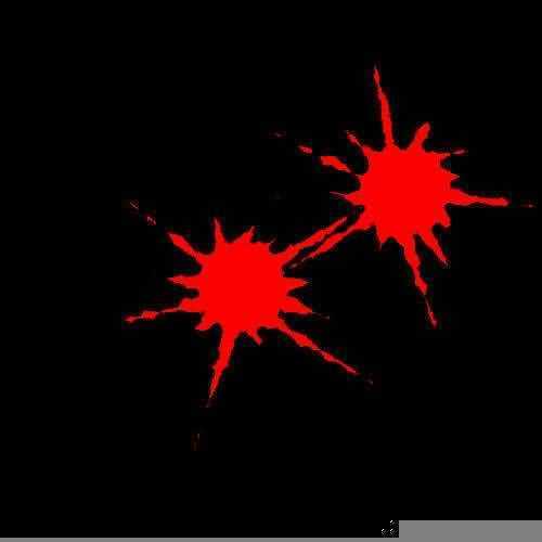 Fireworks滤镜制作血滴喷溅效果