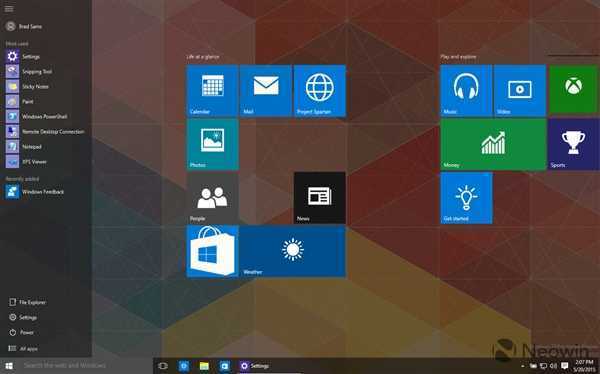 高清图赏：Windows 10 Build 10122