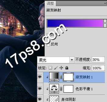 ‘photoshop合成制作坐在桥洞里发呆的美女‘