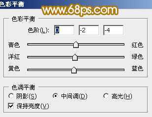 ‘Photoshop为草地人物照片加上柔美的淡橙色效果教程‘