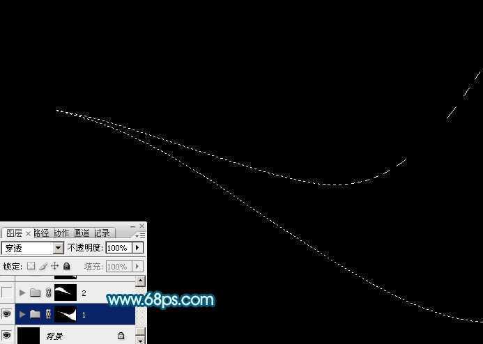 ‘Photoshop设计制作非常剔透叠加效果的彩色光束‘