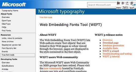 Microsoft WEFT