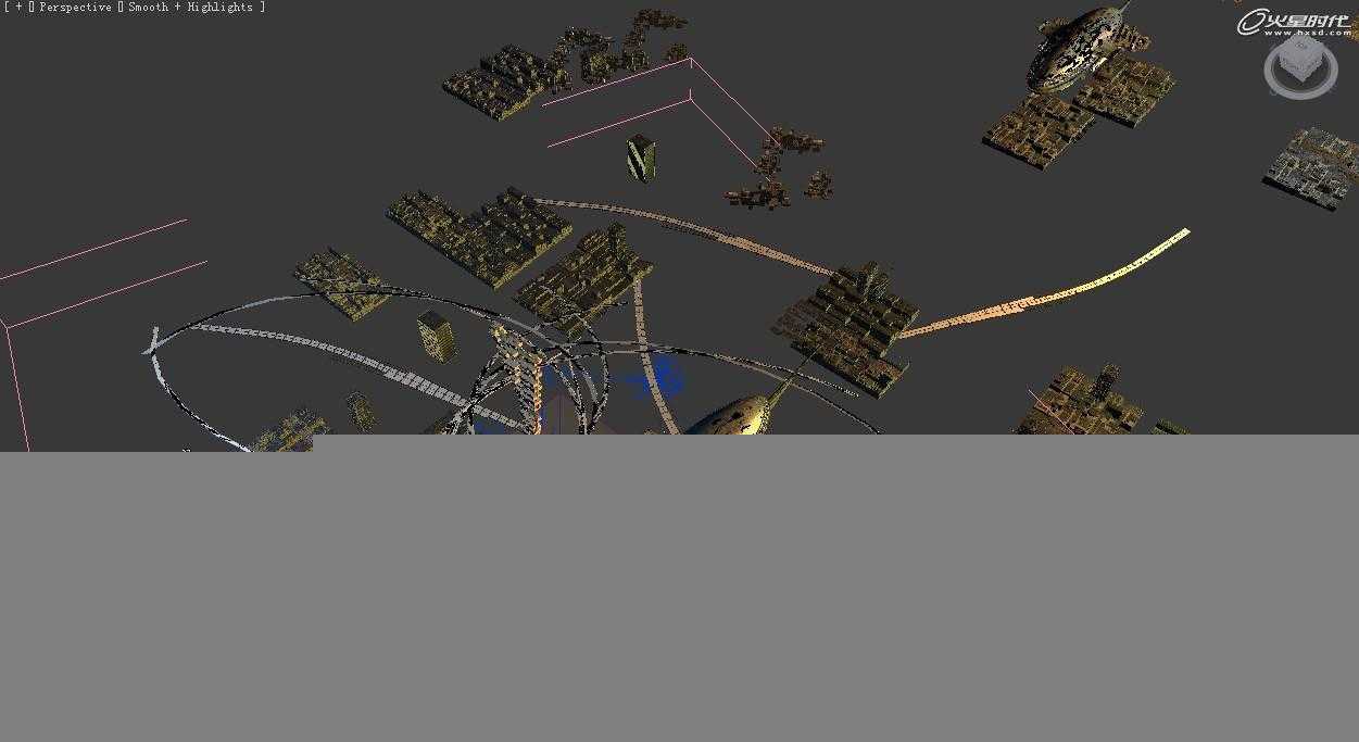3DSMAX制作未来概念城市 脚本之家 建模教程