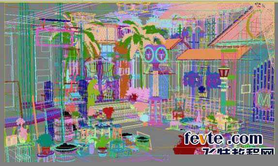 3dsmax渲染街角场景 脚本之家 3dsmax渲染教程