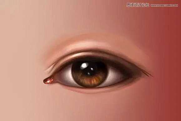 ‘使用Photoshop鼠绘功能制作超逼真的人像眼睛效果教程‘