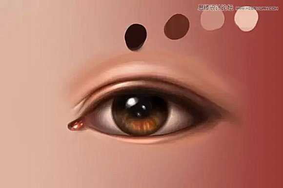 ‘使用Photoshop鼠绘功能制作超逼真的人像眼睛效果教程‘