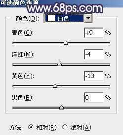 ‘Photoshop制出唯美的冬季飘雪水景人物图片‘
