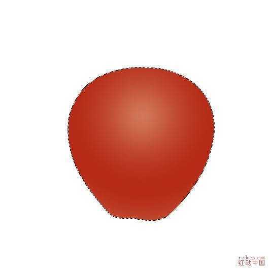 ‘Photoshop制作一个简单的红苹果教程‘