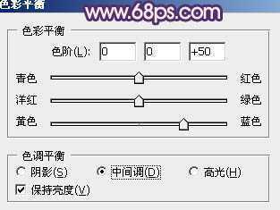 ‘Photoshop制作经典蓝色外景婚片‘