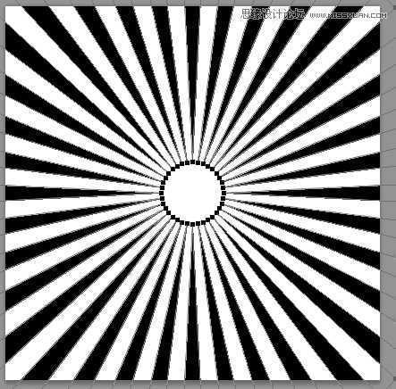 ‘Photoshop简单制作放射条纹背景教程‘