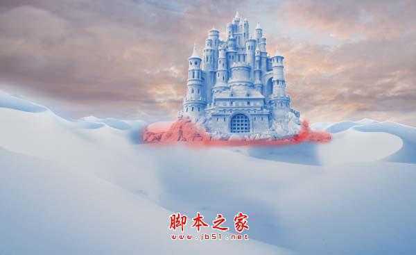 ‘photoshop合成制作漂亮的雪景卡通乐园‘