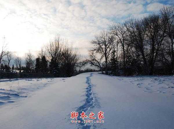 ‘photoshop合成制作漂亮的雪景卡通乐园‘
