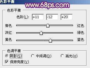 ‘Photoshop将外景草地美女图片调制出淡淡甜美的青紫色‘