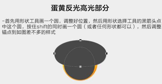 ‘使用photoshop绘制一个打开鸡蛋流出(效果逼真)‘