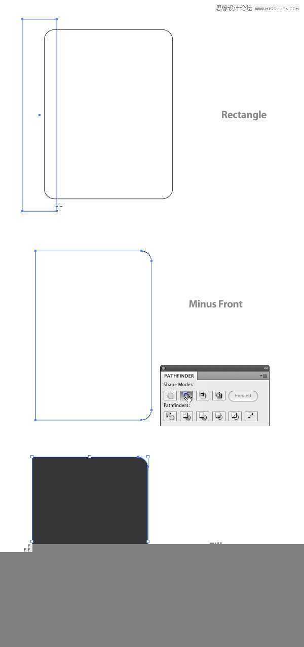 Illustrator绘制立体效果的黑色笔记本,破洛洛