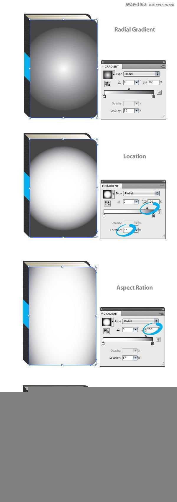 Illustrator绘制立体效果的黑色笔记本,破洛洛