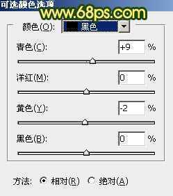 ‘Photoshop调制出暗调秋季黄褐色花坛边美女图片‘