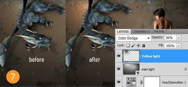 ‘PhotoShop合成制作出一张立体的龙幻想风格壁纸教程‘