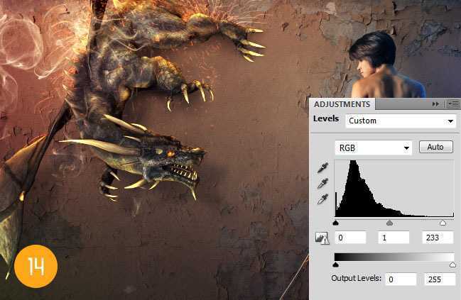 ‘PhotoShop合成制作出一张立体的龙幻想风格壁纸教程‘