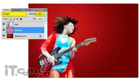 ‘Photoshop合成创意美女迪吧海报‘