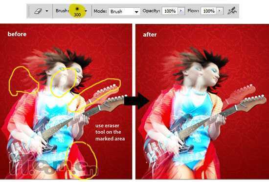 ‘Photoshop合成创意美女迪吧海报‘